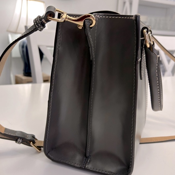 Dooney & Bourke Jayne Satchel- Gray - Picture 7 of 9